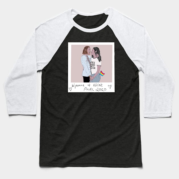 wynhaught/wynaught polaroid pride Baseball T-Shirt by wynhaaughtcolbs